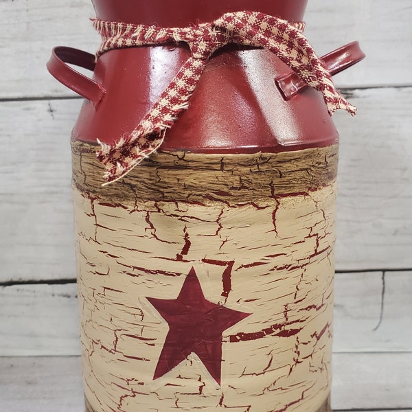Tall Milk Can Etsy
