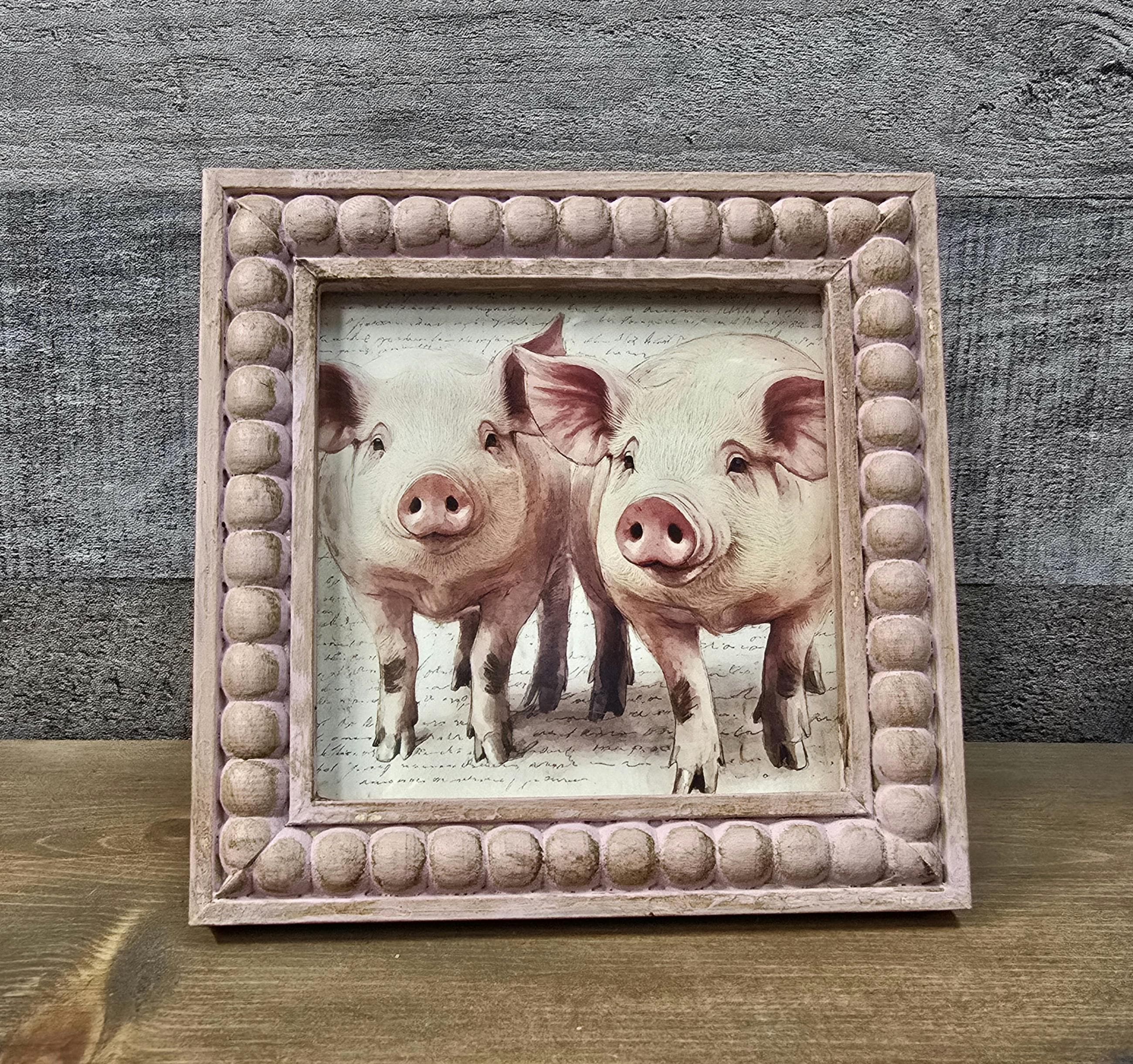 Pink Farm Picture Frame - Etsy