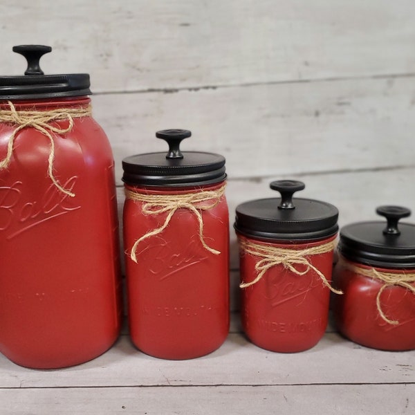 Kitchen Canister Set Etsy