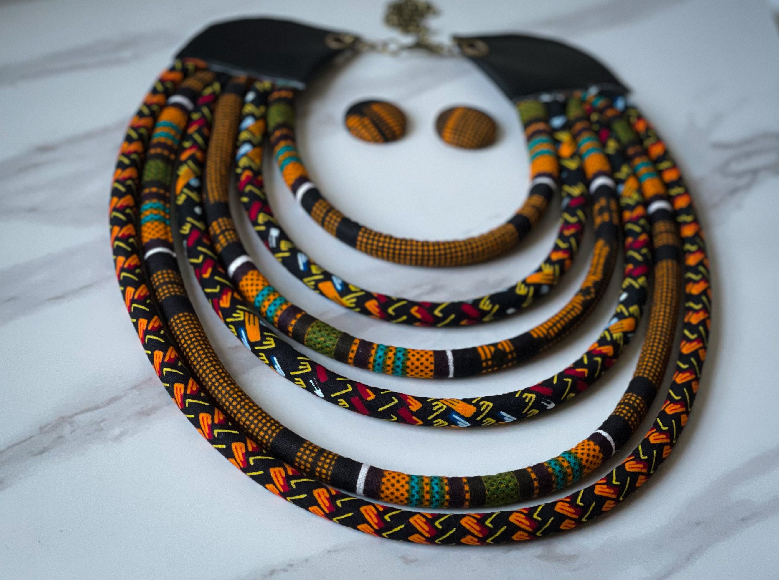 Ankara necklace hot sale