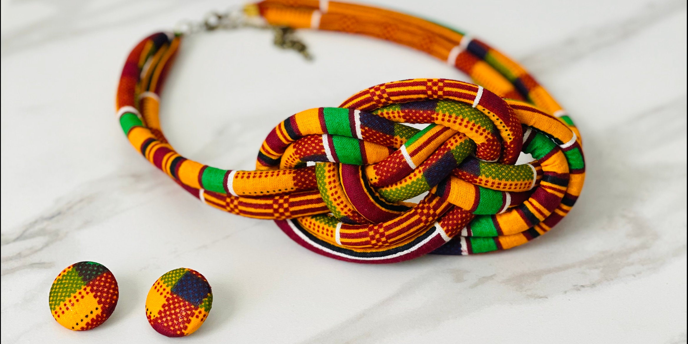 Ankara necklace clearance designs