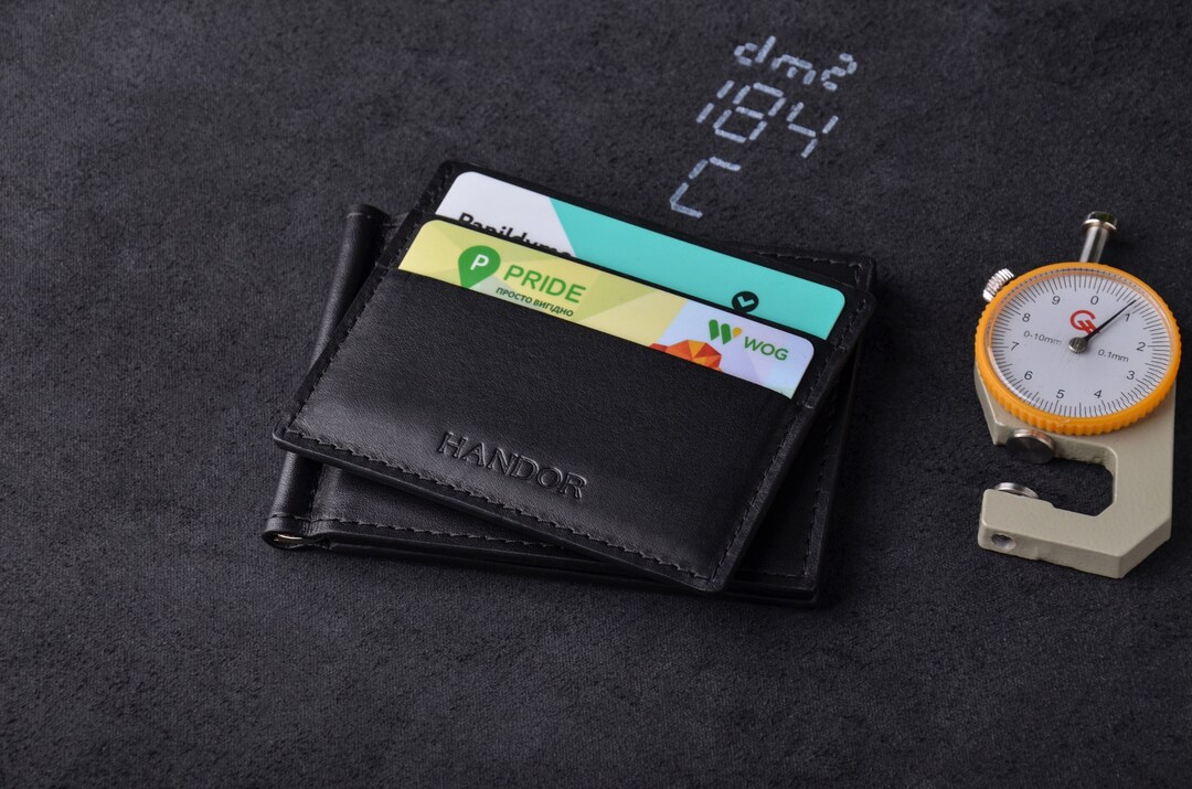 Front Pocket Wallet With Rounded Corners Slim Mens Wallets Etsy