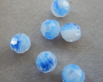 Czech glass faceted rondelle beads   DS 2833, 2835