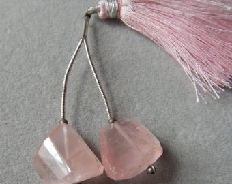 Chunky Rose quartz beads DS 4051