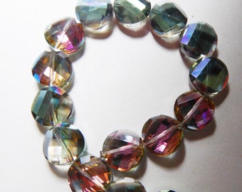 Chinese Fire Polish and Faceted Crystal Beads  DS 259, 260, 263, 264