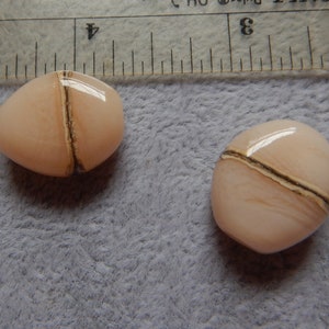 Artisan made lamp work beads - set of 2