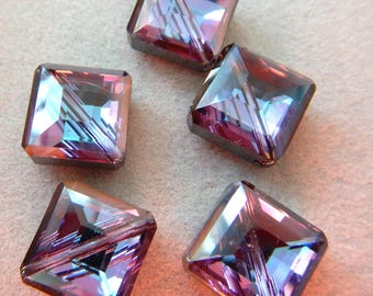 Square Princess cut Austrian Crystal Beads DS 3307