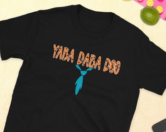 Yabadabadoo Shirt, Fred Flintstone shirt, Yabbadabbadoo, Barney, Meet the Flinstones 60s 70s 80s cartoons, Wilma, Bamm-Bamm, Pebbles, Betty