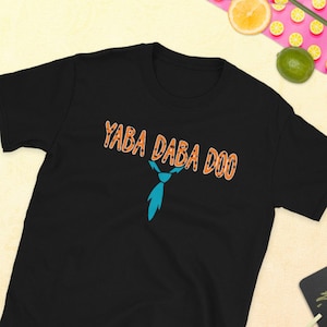 Yabadabadoo Shirt, Fred Flintstone shirt, Yabbadabbadoo, Barney, Meet the Flinstones 60s 70s 80s cartoons, Wilma, Bamm-Bamm, Pebbles, Betty