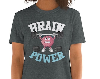Lehrer Geschenk, Brain Power T-shirt, verwenden Sie Ihr Gehirn, großes Gehirn, Gehirn Shirt, lesen Lehrer Shirt starke Geist, Willenskraft, Lehrer Wertschätzung
