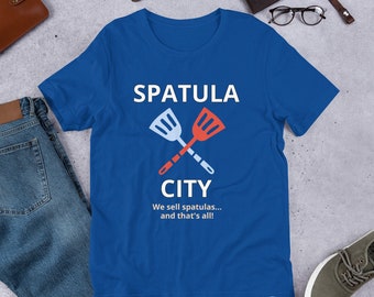 Spatula City T-Shirt, UHL Shirt, lustiges 80er Jahre Shirt, Wierd Al Yankovic, Wir verkaufen Spatulas und das war&#39;s.