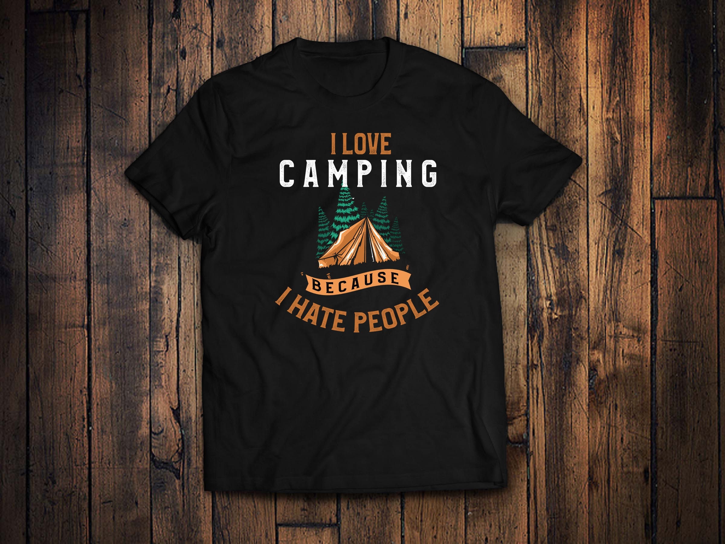 I Hate People Funny Camping Vacation Sweatshirt