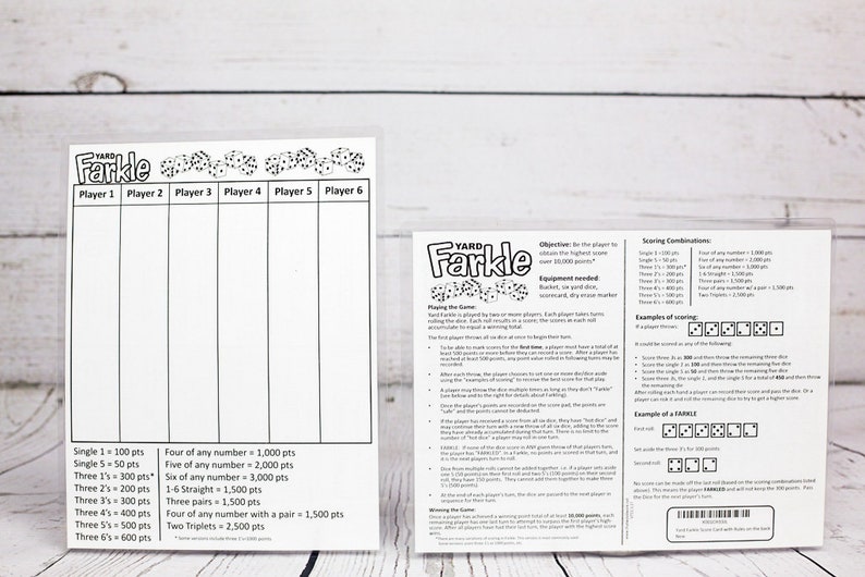 official printable farkle rules official printable farkle rules
