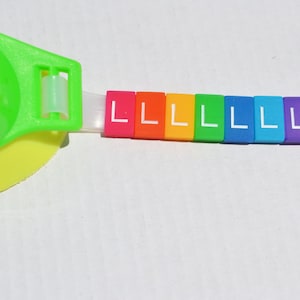 L Letter Tile - Swim Goggle Accessory