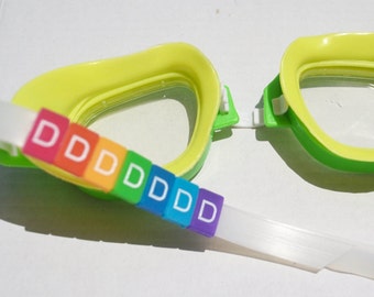 D Letter Tile - Swim Goggle Accessory
