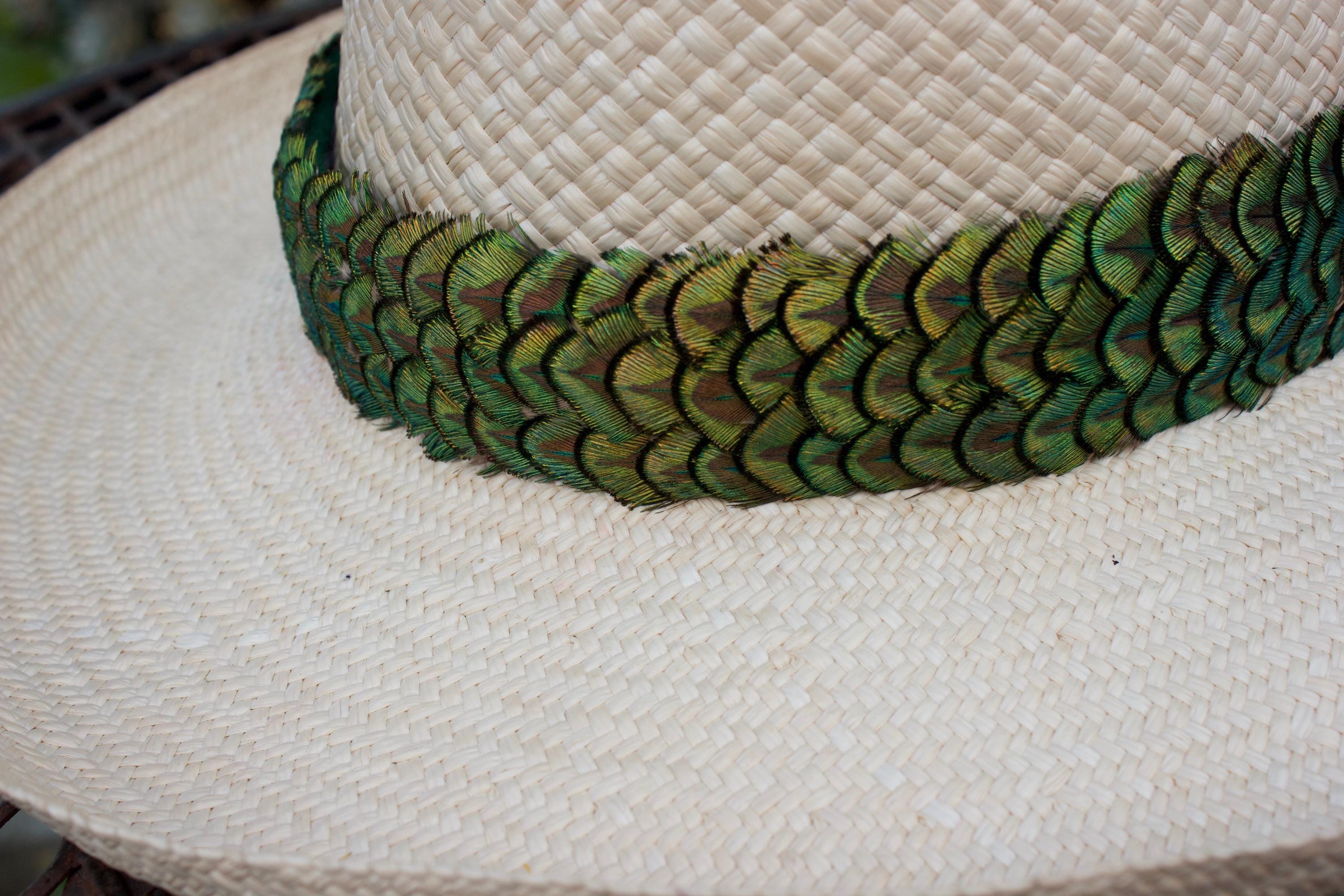 Vintage Feather Lei Hatband — Collector Grade, c. 1920s–1940s Hawaiian Feather Lei Hat Band - Etsy main image 2