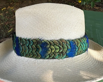 Paniolo, Hawaiian Feather Lei Hatband (humupapa). 24