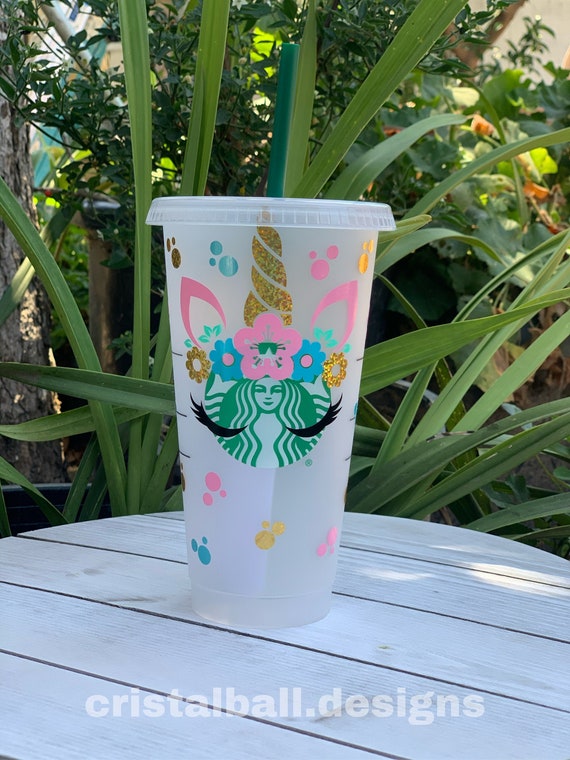 Starbucks Unicorn Cup Custom Coffee Tumbler Personalized Etsy