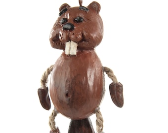 Beaver Ornament Wildlife Animals Christmas Tree Decorations Unique Gift by Bert Anderson Bac 103