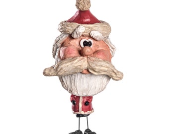 Santa Ornament with Dangly Legs Christmas Tree Decoration Gift Bac 019