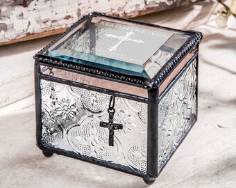 silver trinket box christening