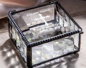 Personalized Confirmation Gift Keepsake Box Confirmation Sponsor Religious Engraved Stained Glass Box Christian Box 333 EB221