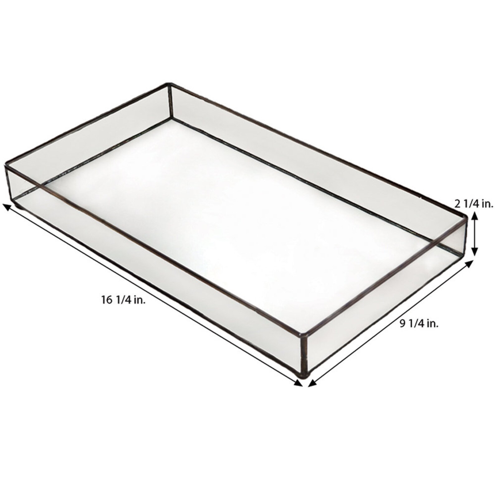 Mirrored Glass Tray Decorative Bathroom Vanity Organizer - Etsy