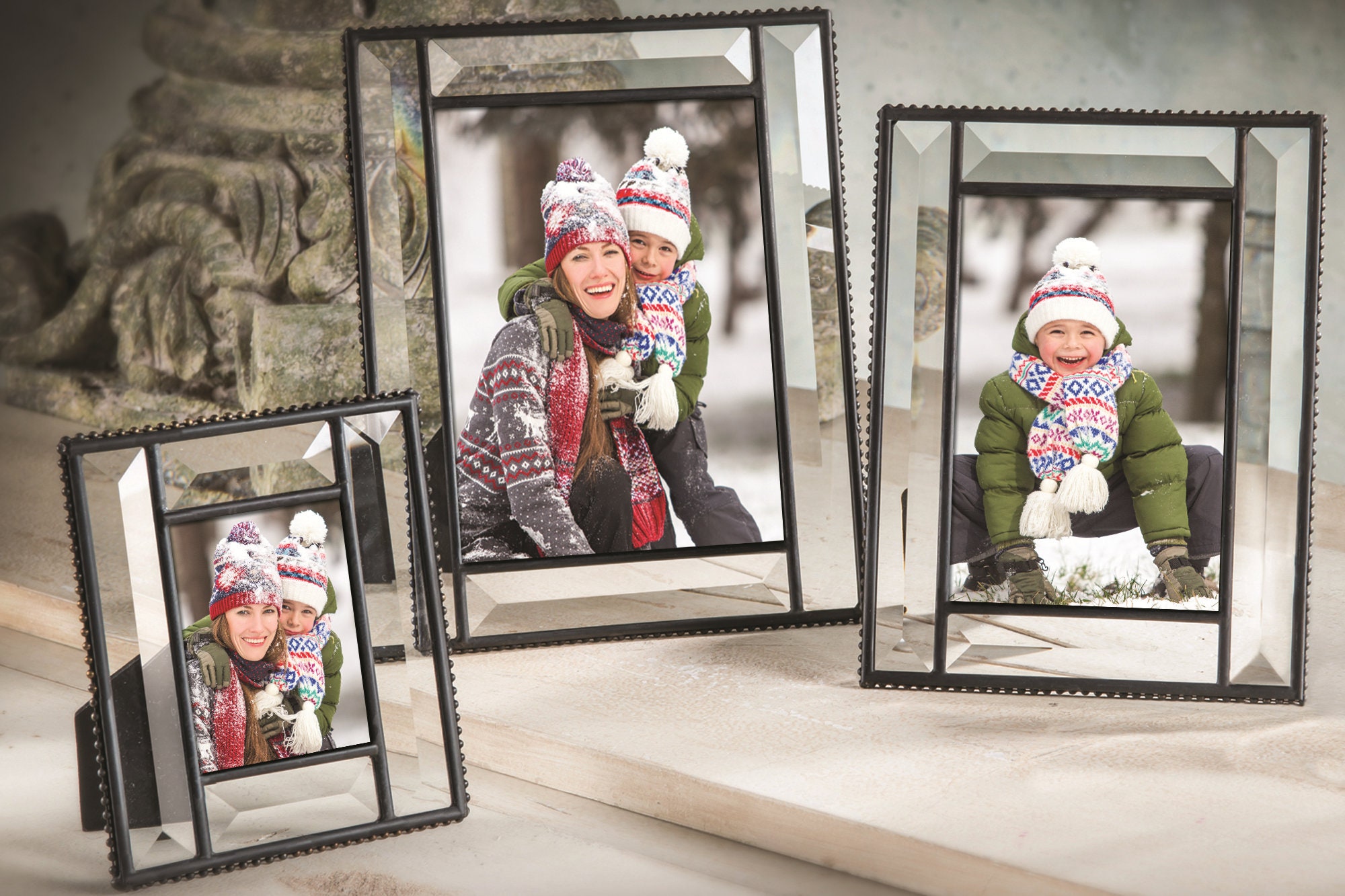 Crystal Glass Picture Frame 5x7 4x6 2.5 x 3.5 Photo Tabletop Etsy