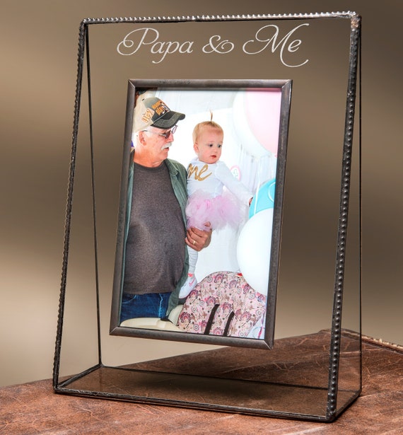 Grand-père-fille fête des pères Cadre Photo Cadeau Personnalisé 6x4