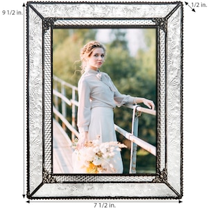 Picture Frame 8x10, 5x7, 4x6, 4x4 Square Wedding Anniversary Family Gift Home Decor Tabletop Clear Glass Photo Frame Pic 380-57HV image 7