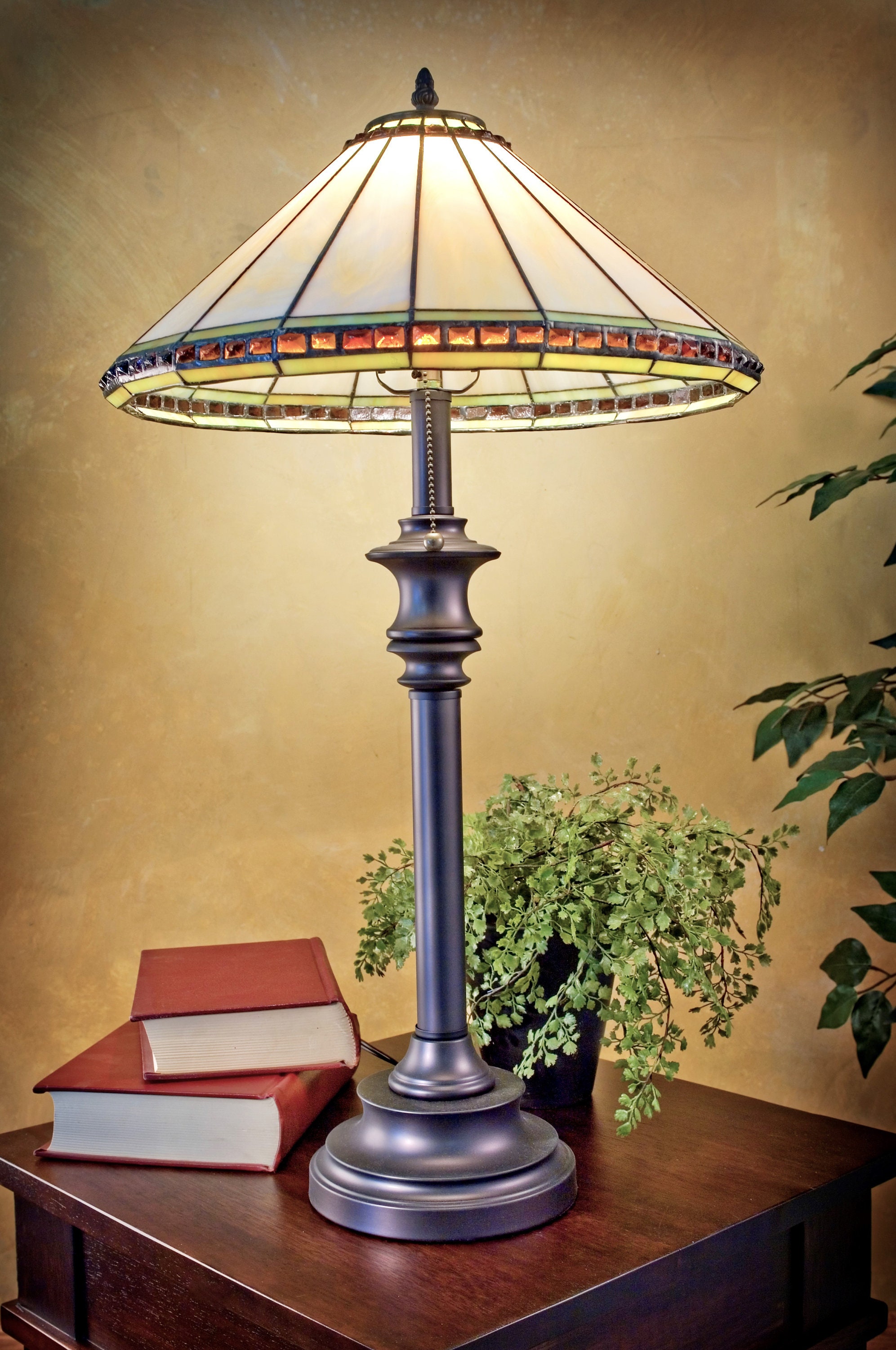 Tiffany mission style table cheap lamps