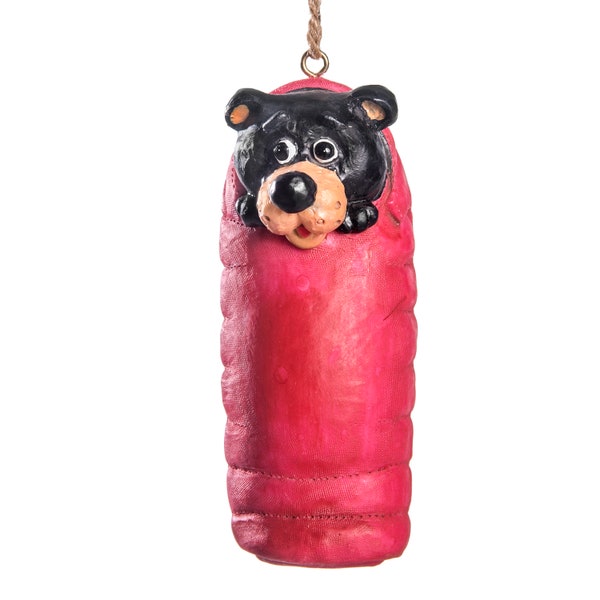 Bear Sleeping Bag Ornament Gift for Campers Wildlife Animals Christmas Tree Decorations Unique Gift Bac 201