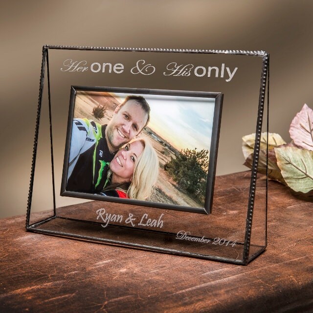 Engagement Picture Frame Personalized Engraved Photo Frame for Etsy
