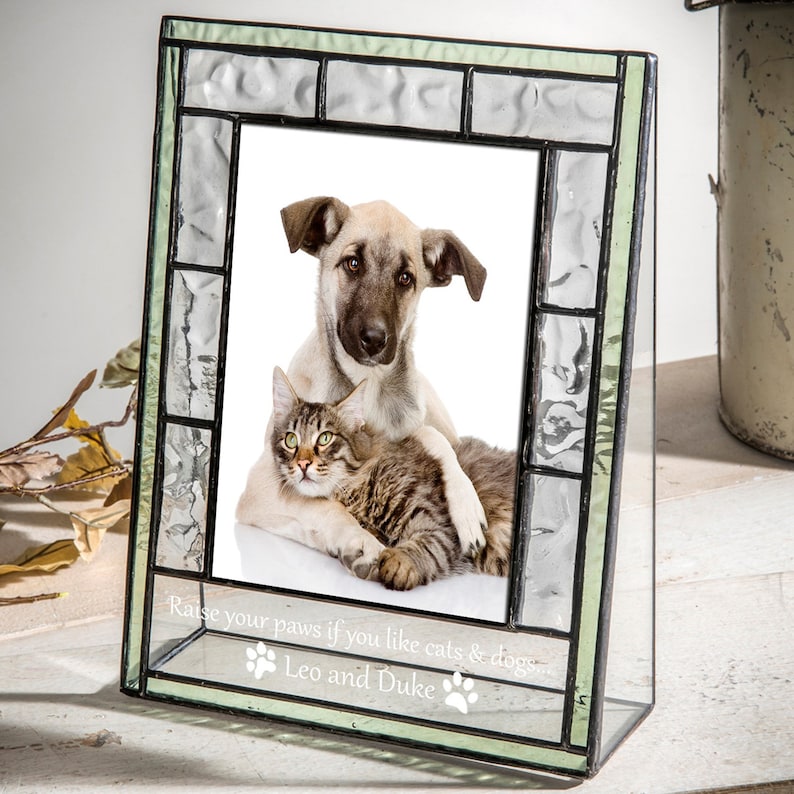 Pet Frame Custom Cats and Dogs Picture Frame Personalized 4x6 Etsy