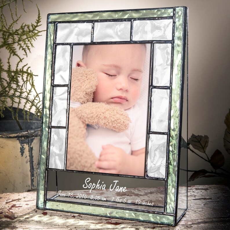 Baby Gift Picture Frame New Parent Grandparent Newborn Boy Etsy