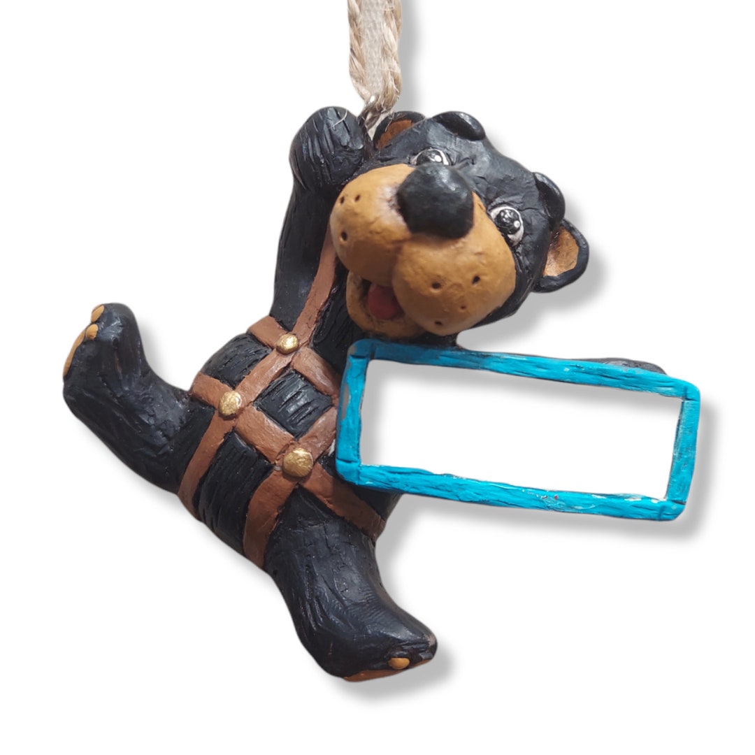 Zipline Bear Ornament Wildlife Animals Christmas Tree Decorations