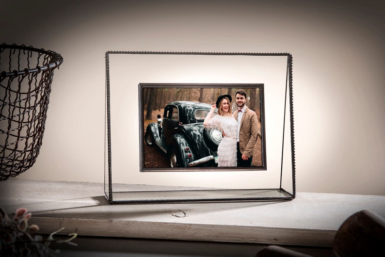 Picture Frame 8x10, 5x7, 4x6 Clear Glass Photo Frame Tabletop Gift for Parents Family Wedding Frame  Pic 319 Series 