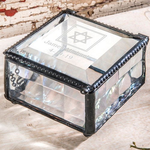 Bat Mitzvah Gift Girl Jewelry Box Personalized Keepsake Etsy