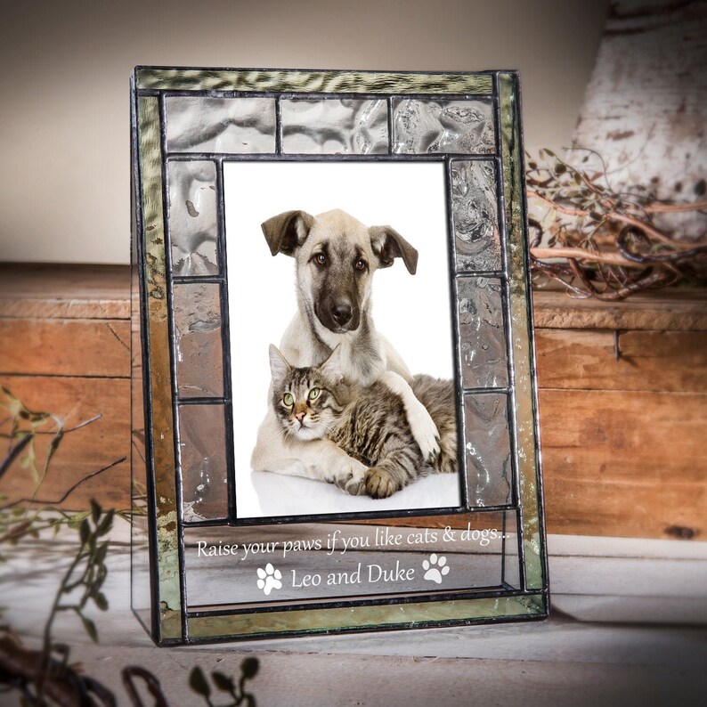 Pet Frame Custom Cats and Dogs Picture Frame Personalized 4x6 Etsy UK