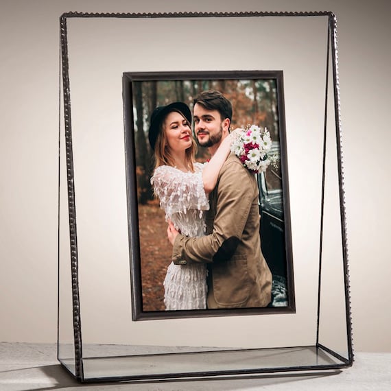 Picture Frame 8x10 5x7 4x6 Clear Glass Photo Frame Tabletop Gift