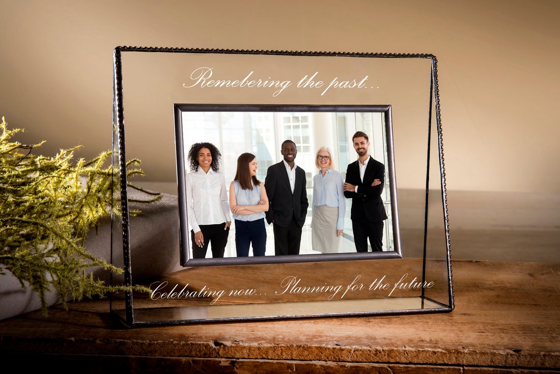 Retirement Gift Picture Frame Custom Engraved Farewell Etsy