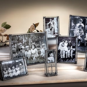 Picture Frame 8x10, 5x7, 4x6, 2x3 Glass Photo Frame Gift for Mom Wedding Anniversary Baby Christmas Family Pic 360 Series image 8