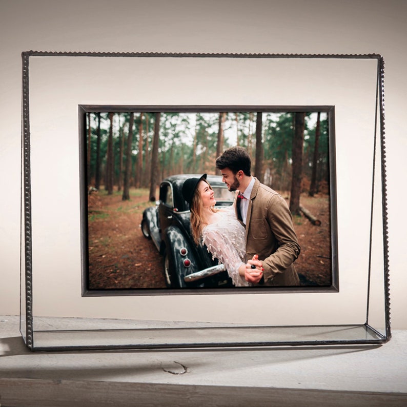 Picture Frame 8x10 5x7 4x6 Clear Glass Photo Frame Tabletop Etsy