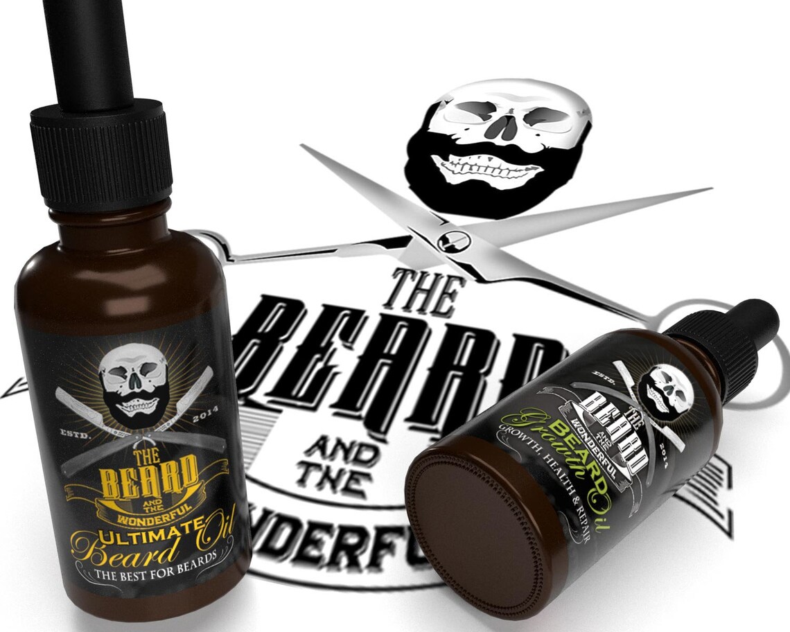 Ultimate & Beard Growth Oil Combo 2 X 30ML Bottles 100 Etsy UK