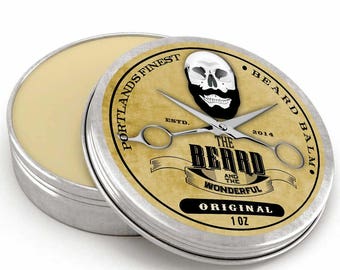 The Beard & The Wonderful, Premium Beard Balm. 1 Oz tins (30ml) 6 Fragrances