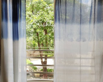 Tie dyed curtains