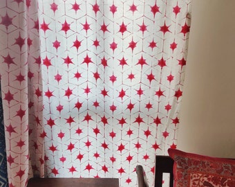Tie dyed curtains