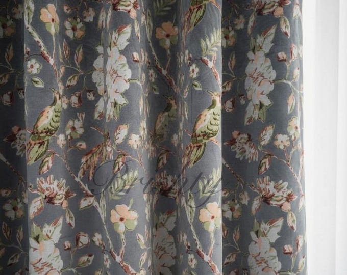 Velvet curtains