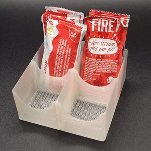 The Border Hoarder: Sauce Packet Organizer