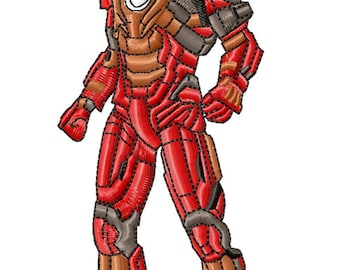 SUPER HERO - Single Machine Embroidery Design for 5x7&quot; hoop in 8 formats **Read Description**